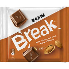 Wholesale Ion Break Milk Chocolate With Whole Almonds 85 G Bar- Bulk