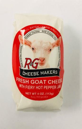Fire Hot Pepper Jam Chevre Cheese 4 OZ