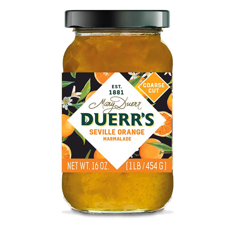 Wholesale Duerr's Orange 1881 Coarse Cut Marmalade Preserves, Jar 16.0oz (454g)- Bulk