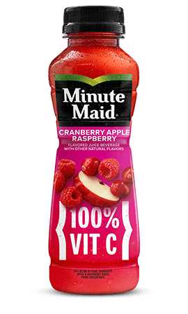 Minute Maid Cranberry Apple Raspberry Juice 12 Fl Oz Bottle