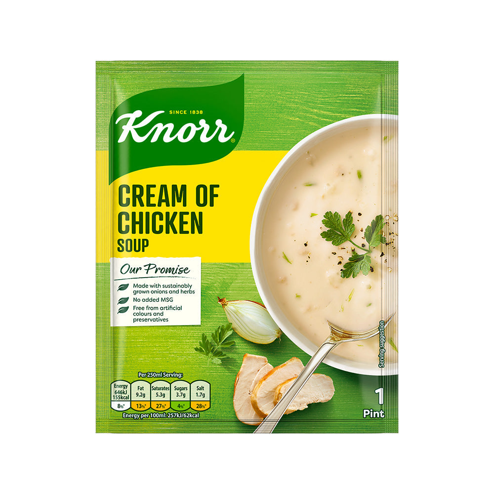 Wholesale Knorr Cream of Chicken Soup 51g-12 Ct Case Bulk