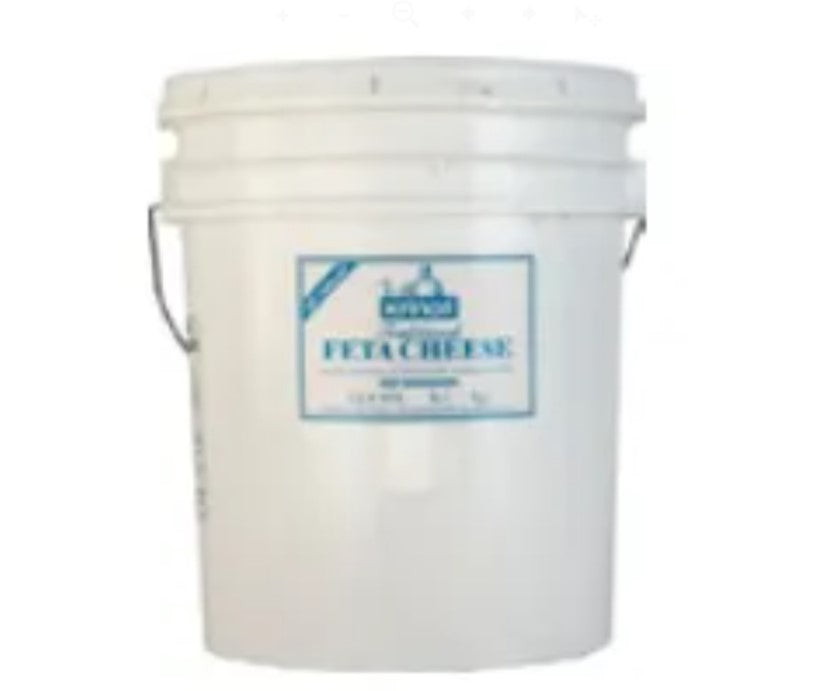 Wholesale Athens Feta Cheese - Domestic 17 lb Pail- Bulk