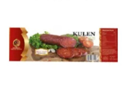 Wholesale George's Dry Smoked Pork & Beef Sausage (Kulen) Approx. 20lb Case- Bulk