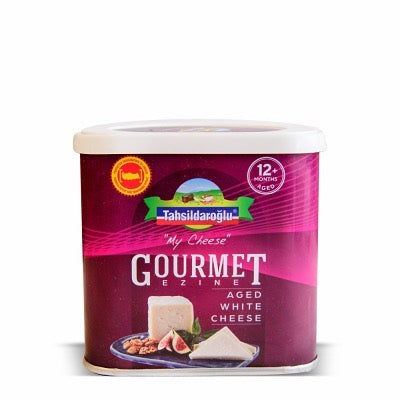 Wholesale Tahsildaroglu Gourmet Ezine Aged White Cheese - 9/1 lb (454g) Tins- Bulk