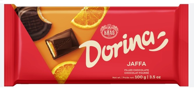 Kras Dorina Jaffa Chocolate 100 Gram