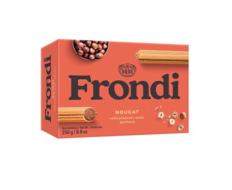 Kras Frondi Maxi Nougat Wafers 250 Gram