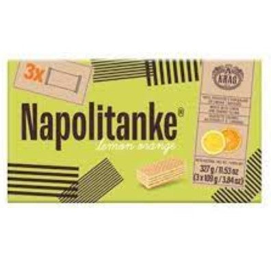 Kras Lemon-Orange Napolitanke Wafers 327 Gram