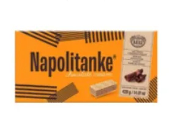 Kras Blok Chocolate Cream Napolitanke Wafers 420 Gram