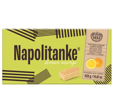 Kras Napolitanke Lemon Wafers 420 Gram