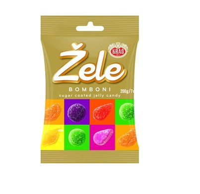 Kras Zele Kristal Jelly Candy 200 Gram