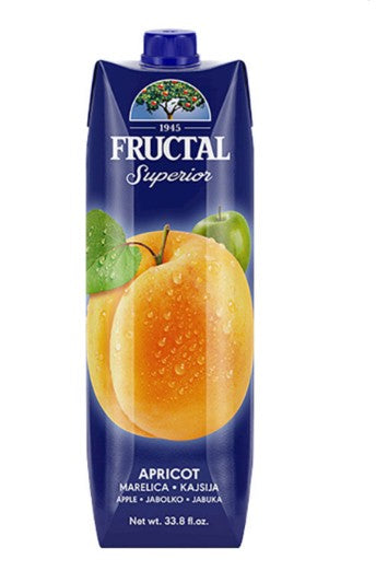 Wholesale Fructal Apricot-Apple Superior Nectar 1L-12 Ct Case Bulk