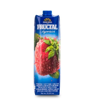 Wholesale Fructal Strawberry Superior Nectar 1L-12 Ct Case Bulk