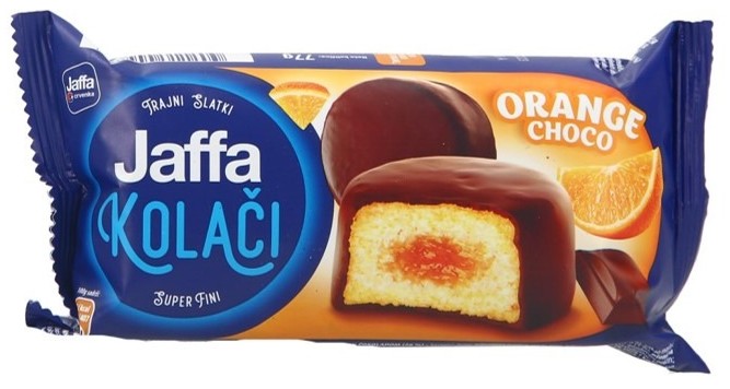 Wholesale Crevenka Jaffa Bakery Orange Chocolate 77 Gram-28 Ct Case Bulk