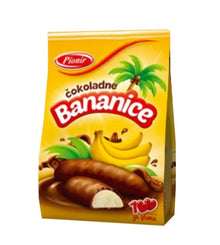 Wholesale Pionir Cokoladne Bananice 150 Gram- Bulk
