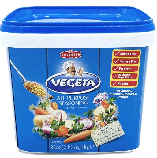 Wholesale Podravka Vegeta Seasoning (Plastic Container) 1 KG- Bulk