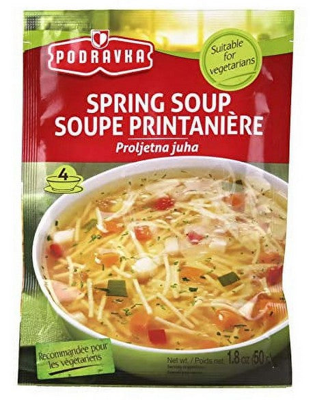 Wholesale Podravka Spring Soup 50 Gram- Bulk