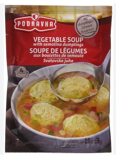 Wholesale Podravka Semolina Dumpling Soup 58 Gram- Bulk