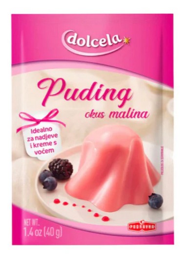 Podravka Raspberry Pudding Mix 40 Gram
