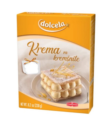 Wholesale Podravka Cream for Cream Pies 230 Gram- Bulk