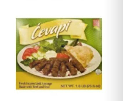 Wholesale B&S Frozen Cevapi 1.6 LB- Bulk