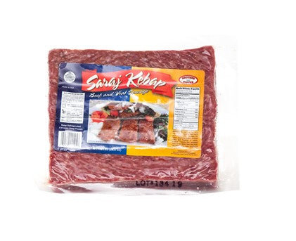 B&S Saraj Kebab Beef & Veal Sausage 1.8 LB