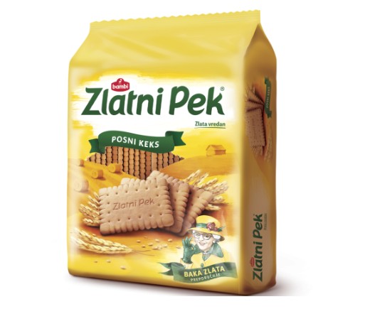 Wholesale Bambi Zlatni Pek Tea Biscuits 630 Gram-10 Ct Case Bulk