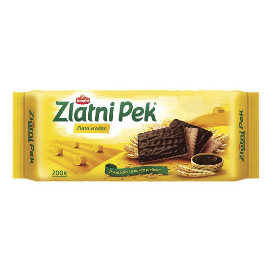 Bambi Zlatni Pek Chocolate Coated 200 Gram