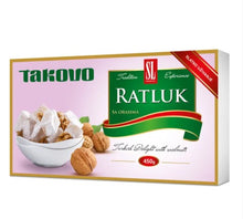 Wholesale Takovo Lokum with Walnuts 450 Gram- Bulk