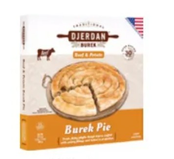 Wholesale Djerdan Beef & Potato Burek Pie 850 Gram- Bulk