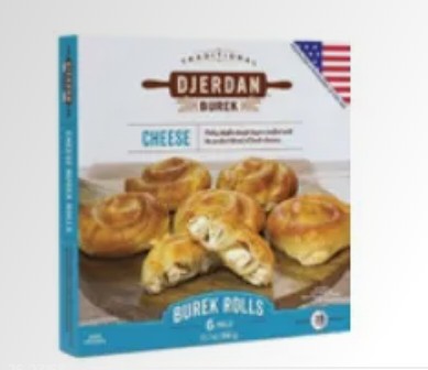 Wholesale DJERDAN Cheese Burek Rolls 850 Gram- Bulk