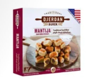 Wholesale DJERDAN Manti Burek with Beef (Mantija) 624 Gram- Bulk