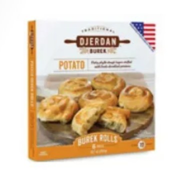 Wholesale DJERDAN Potato Burek Roll 870 Gram- Bulk