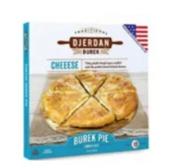 Wholesale DJERDAN Flat Burek with Cheese 850 Gram- Bulk