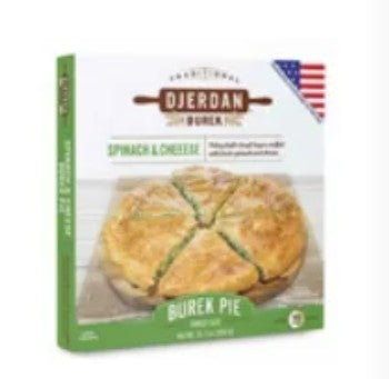 Wholesale DJERDAN Flat Burek Spinach Pie 850 Gram- Bulk