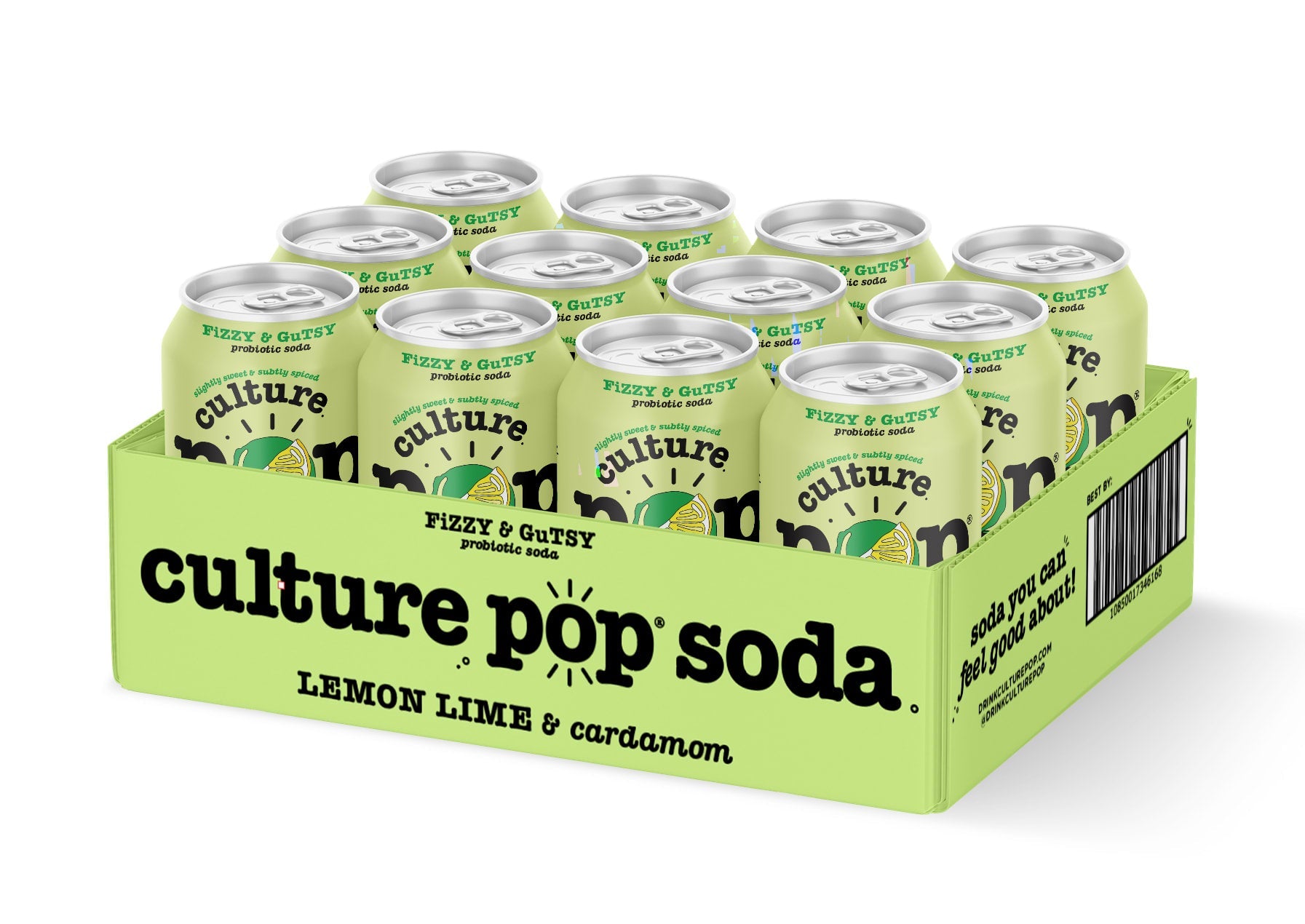 Culture Pop 12/12 Oz Lemon Lime