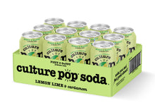 Wholesale Culture Pop 12/12 Oz Lemon Lime- Bulk