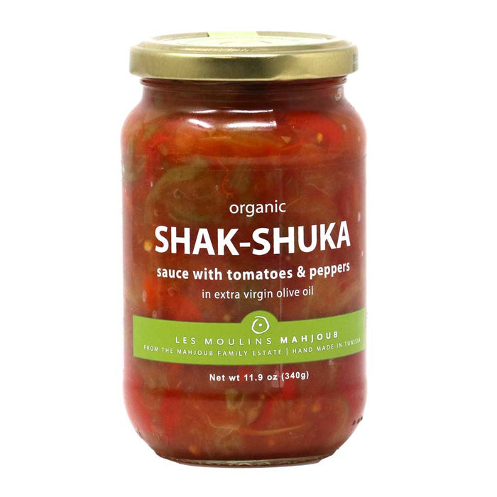 Les Moulins Mahjoub Organic Shak-Shuka Sauce with Tomatoes & Peppers 340g 12ct