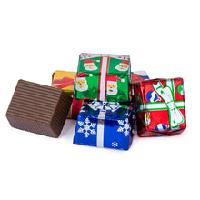 Wholesale Madelaine Milk Chocolate Foiled Christmas Presents- Bulk