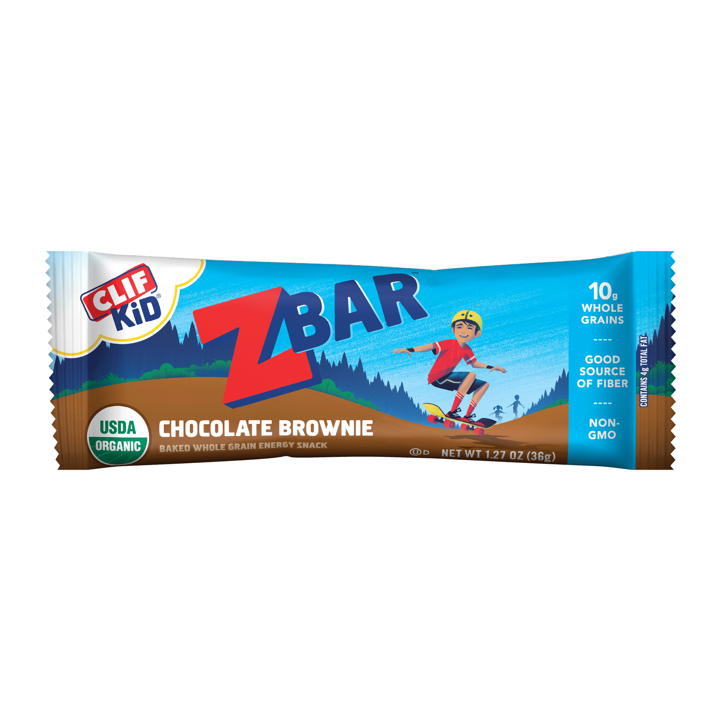 Clif Kid Organic Zbar Chocolate Brownie 1.27 Oz Bar