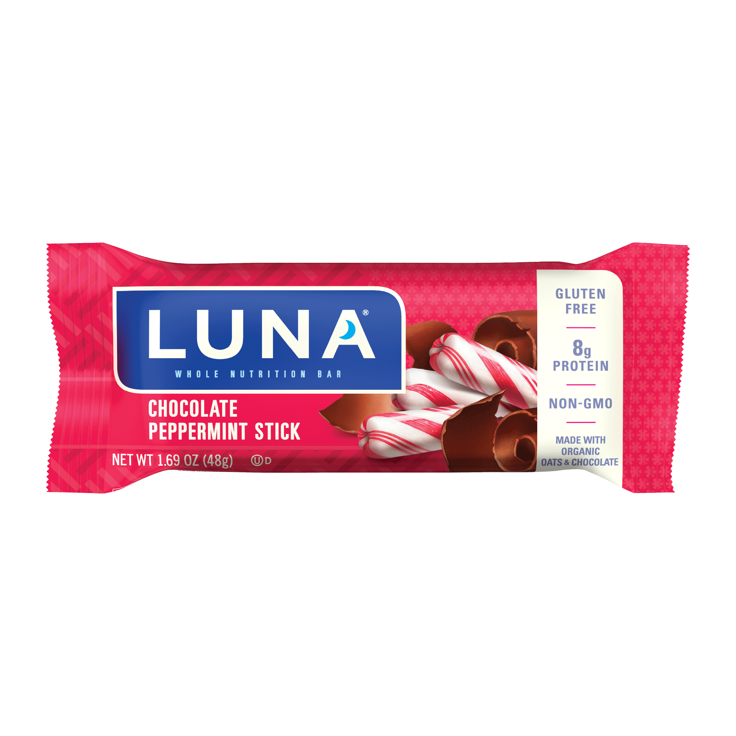 Luna Bar Chocolate Peppermint Stick 1.69 Oz Bar