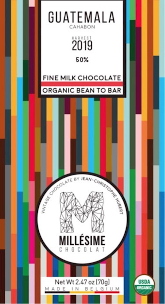 Millesime Guatemala- 50% Milk Chocolate Bar 2.47 Oz.