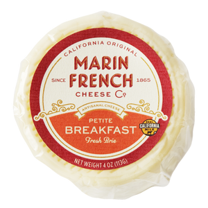 Marin French Cheese Petite Breakfast Fresh Brie 4oz 6ct