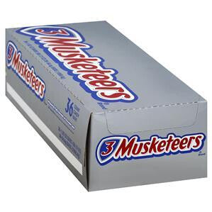 3 Musketeers Full Size Chocolate Candy Bar 1.92 Oz bar