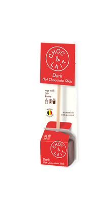 Wholesale Mome Hot Chocolate Stick, Dark Chocolate Stick In Cello Bag 1.15 Oz.- Bulk