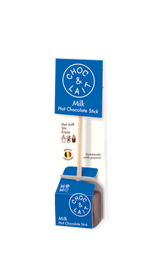 Wholesale Mome Hot Chocolate Sticks, Milk Chocolate Stick in Cellophane Bag 1.15 OZ- Bulk