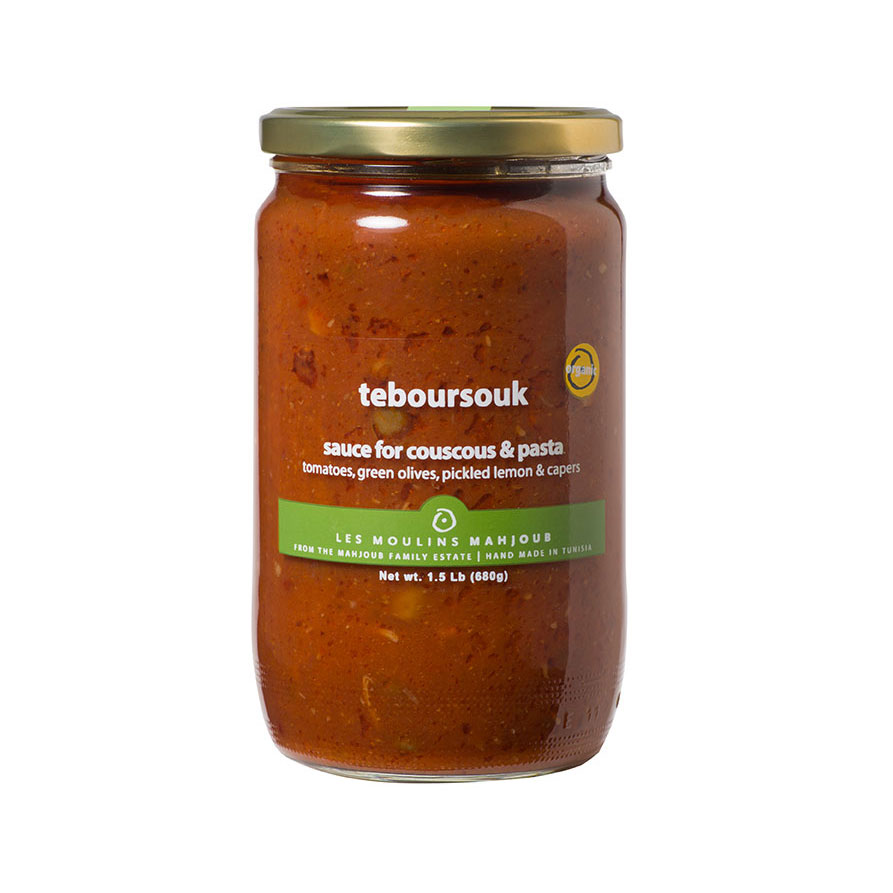 Wholesale Mahjoub Teboursouk Couscous Pasta Sauce 640g-6ct Case Bulk