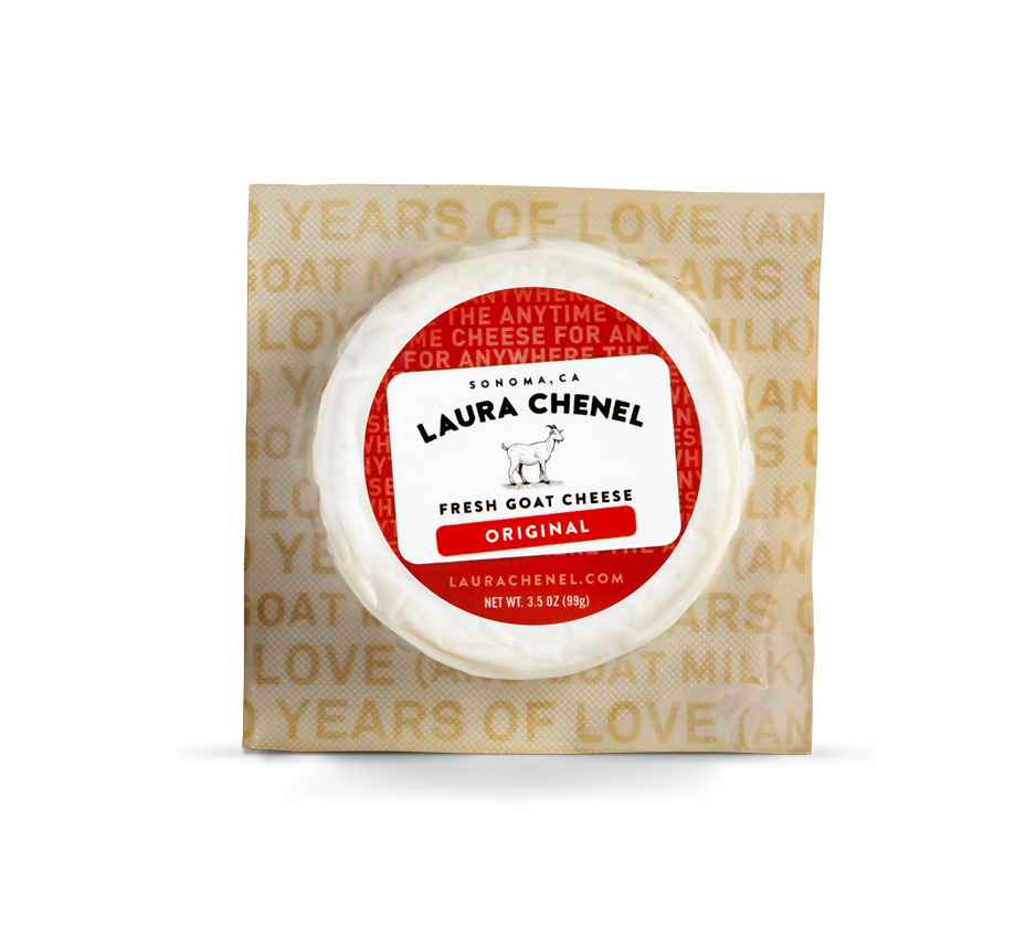 Laura Chenel Original Goat Cheese Medallion 3.5oz 12ct