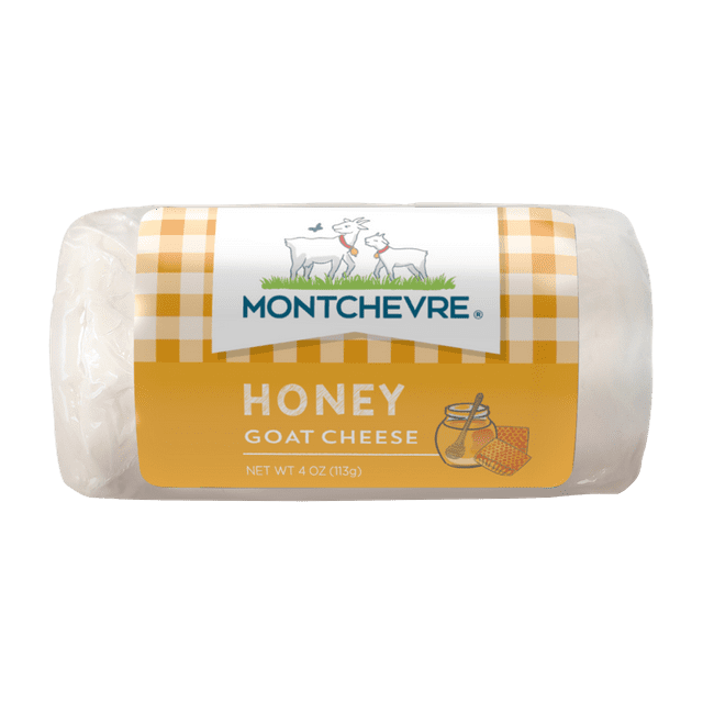 Wholesale Montchevre Honey Fresh Goat Cheese Log 4 oz-12ct Case Bulk