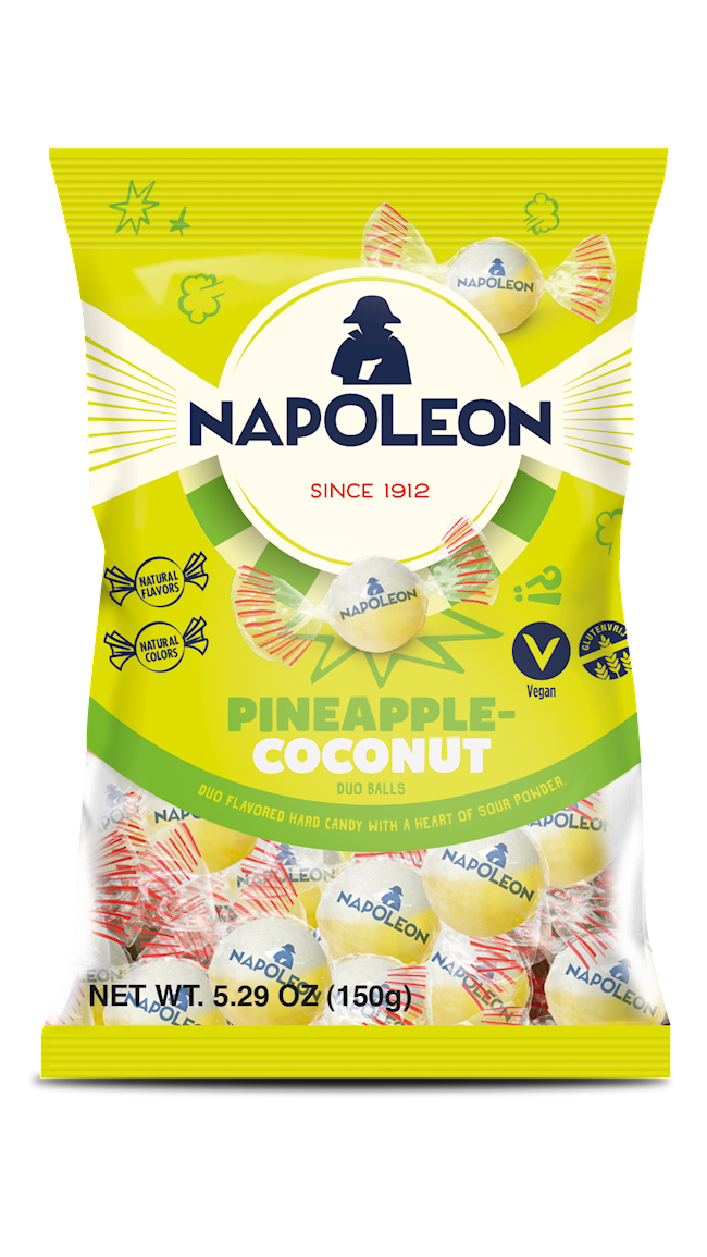 Napoleon Pineapple-Coconut Duo Sours 5.29 Oz Bags