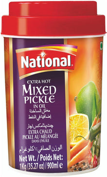 Wholesale National Extra Hot Mixed Pickle 1kg- Bulk